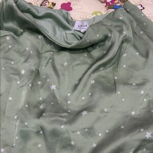 Silk Green Star Skirt